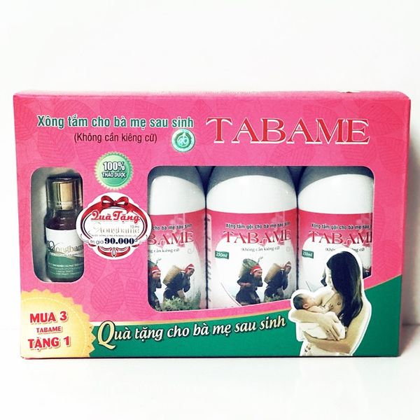 Tabame bộ 3 chai 250ml, 1 chai xongbame 10ml