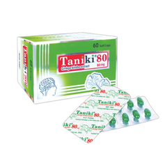 Taniki 80mg NIC điều trị, phòng ngừa bệnh Alzheimer hộp 60 viên