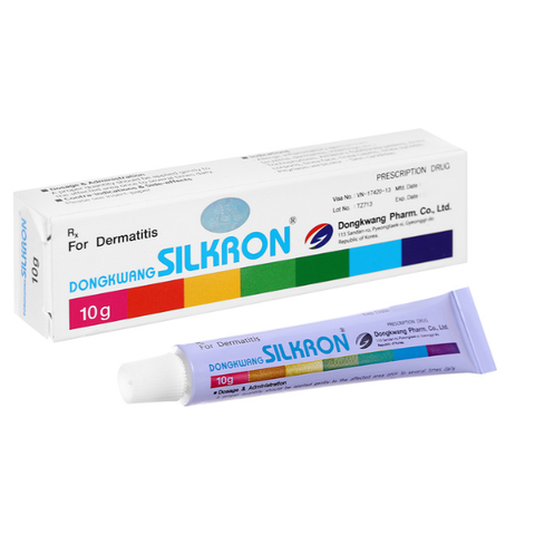 Kem bôi Dongkwang Silkron trị nhiễm khuẩn, nhiễm nấm, viêm da tuýp 10g