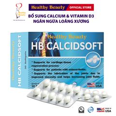 Viên uống HB CALCIDSOFT bổ sung Calcium và vitamin D hộp 60 viên