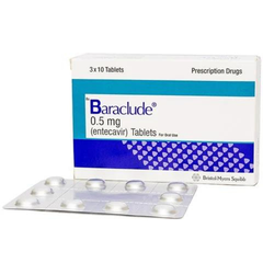 Baraclude 0.5mg hộp 30 viên