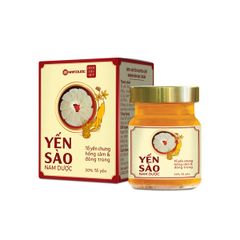 Yến sào Nam dược chưng hồng sâm và đông trùng
