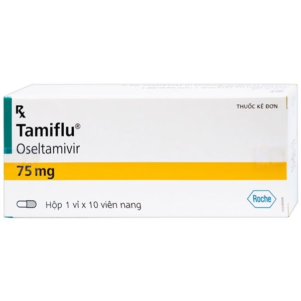 Tamiflu 75mg trị và phòng ngừa cúm hộp 10 viên