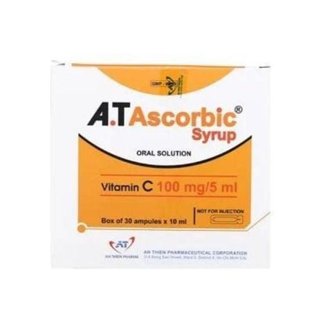 A.t ascorbic syrup hộp 30 ống