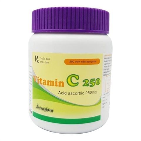 Vitamin C 250mg Vacopharm chai 200 viên