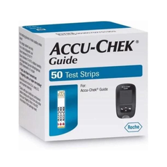 Que thử đường huyết Accu-Chek Guide hỗ trợ theo dõi đường huyết tại nhà hộp 50 que