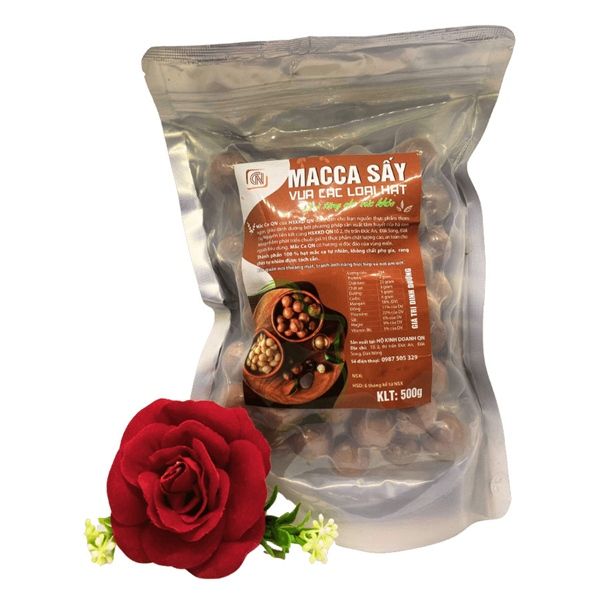 Macca sấy 500g Hộp quà