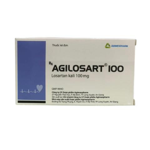 Agilosart 100mg hộp 100 viên