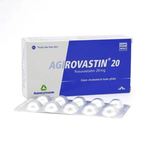 Agirovastin 20mg hộp 30 viên