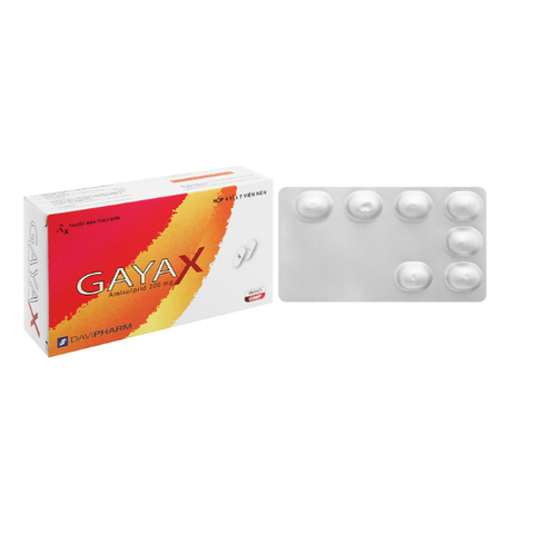 Gayax 200mg trị tâm thần phân liệt (4 vỉ x 7 viên)