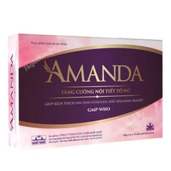 Amanda tăng cường nội tiết tố nữ, mang lại sự hoạt bát, trẻ trung cho nữ giới hộp 30 viên