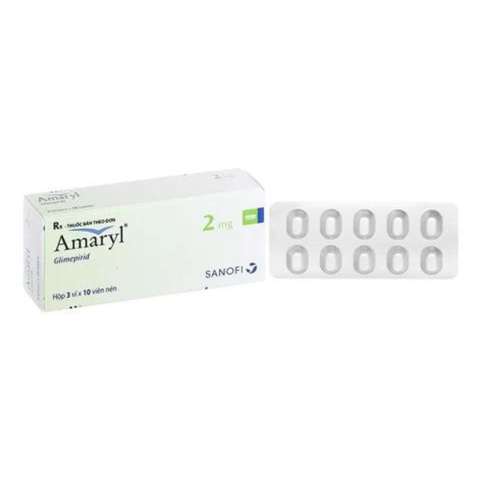 Amaryl 4mg hộp 30 viên