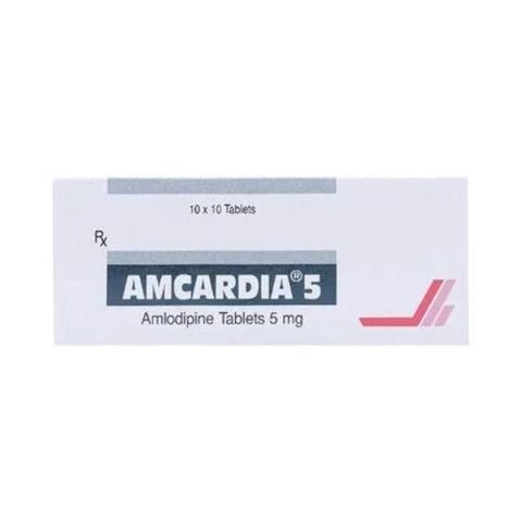 Amcardia 5mg hộp 100 viên