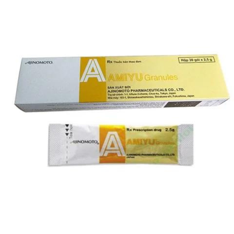 Amiyu Granules Cung cấp các acid amin trong suy thận hộp 30 gói x 2.5g