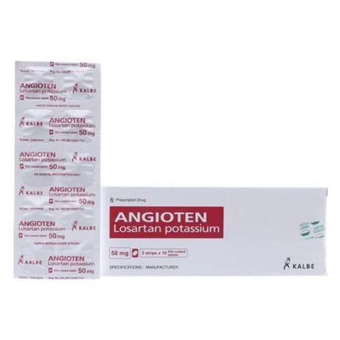 Thuốc Angioten 50mg Điều Trị Huyết Áp Có Tốt Không? Giá Bao Nhiêu