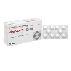 Arcoxia 120mg hộp 30 viên