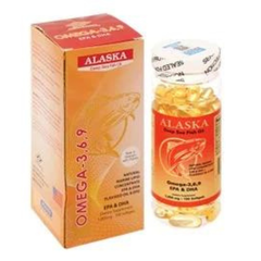 Alaska Deep Sea Fish Oil Omega - 3,6,9 ngừa xơ vữa động mạch chai 100 viên