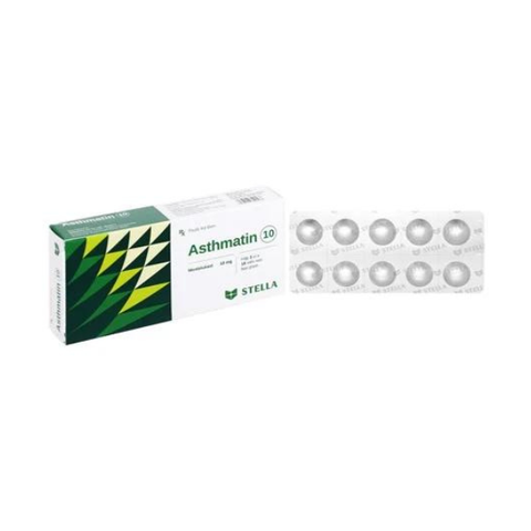 Asthmatin 10mg hộp 30 viên