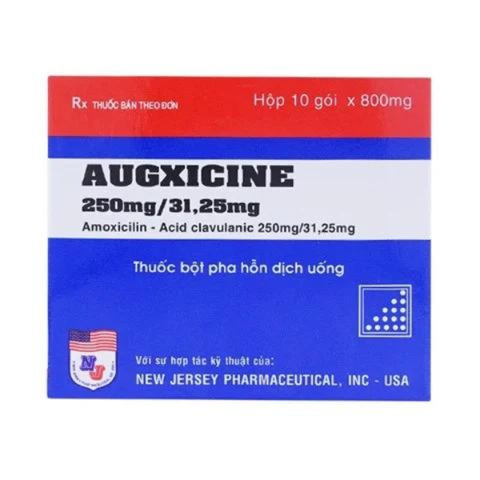 Augxicine 250/31.25 hộp 10 gói