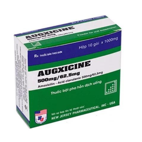 Augxicine 500/6.25mg hộp 10 gói