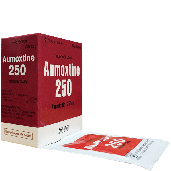 Aumoxtine 250mg hộp 10 gói
