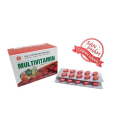 Multivitamin B1 B2 B6 PP giúp bổ sung khoáng chất, tăng sức đề kháng, tăng sức khỏe hộp 100 viên