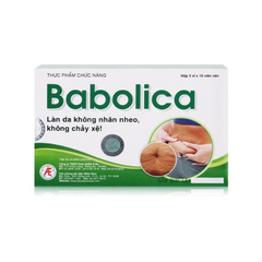 Viên uống Babolica Olic ngăn ngừa lão hóa da, phục hồi da hộp 30 viên