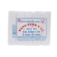 Băng cuộn y tế 0.09 x 2m hộp 1 cuộn