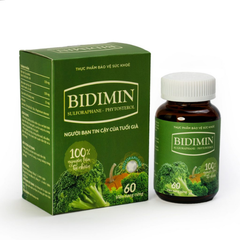 Viên Uống BIDIMIN giúp Giảm Tiểu Đêm, Hạn Chế U Xơ Tiến Triển hộp 60 viên
