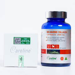 Bio marine collagen careline lọ 60 viên làm chậm quá trình lão hóa da, tóc, móng