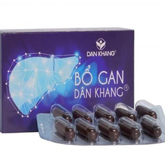 Bổ Gan Dân Khang Hỗ Trợ Giải Độc Gan Hộp 30 viên