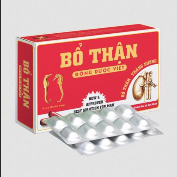 Bổ Thận Đông Dược Việt phục hồi khả năng sinh lý nam giới hộp 30 viên