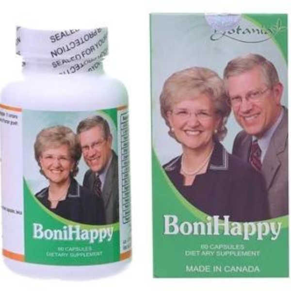 Boni Happy giúp ngủ ngon, cải thiện trí nhớ và thị giác lọ 60 viên