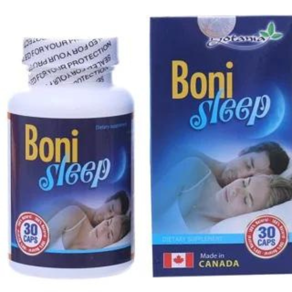 Boni sleep an thần, giảm stress, ngủ ngon lọ 30 viên