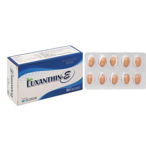 Luxanthin-E cải thiện thị lực, phòng các bệnh lý về mắt (3 vỉ x 10 viên)