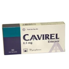 Caavirel 0.5mg hộp 30 viên