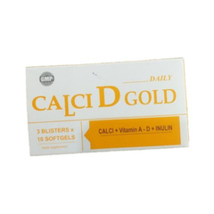 Calci d gold bổ sung calci, vitamin A-D, inulin