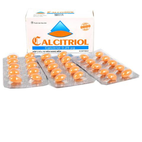 Calcitriol dht hộp 100 viên