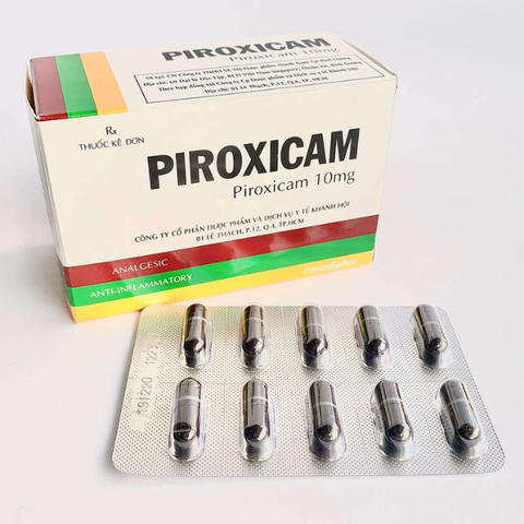 Piroxicam 10mg thành nam hộp 100 viên