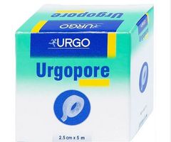 Urgopore băng keo giấy 2.5 x 5cm hộp 1 cuộn
