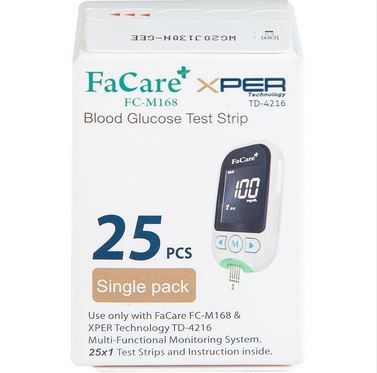 Que thử đường máy Facare 5in1 hộp 25 que