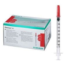 Ống bơm tiêm insulin omnican 40 hộp 100 ống