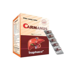 Carmanus hỗ trợ điều trị gan nhiễm mỡ hộp 60 viên