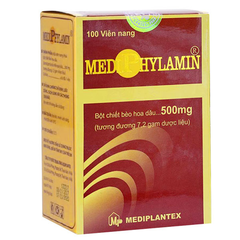 Thuốc Mediphylamin 500mg Mediplantex tăng cường sinh lực hộp 100 viên