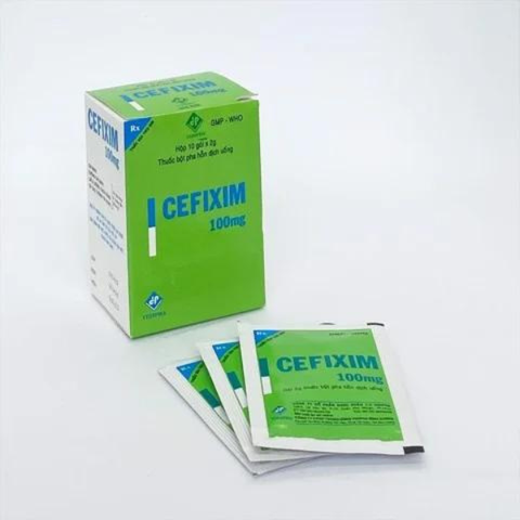 Cefixim 100mg Vidi hộp 10 gói
