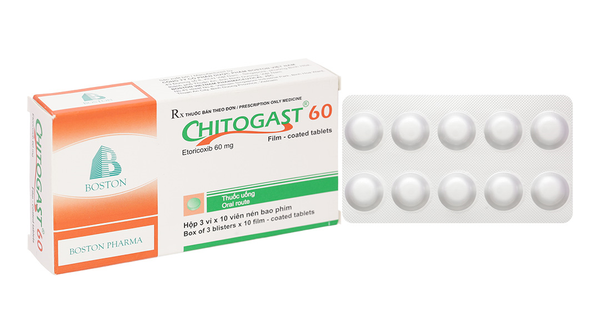 Chitogast 60mg hộp 30 viên