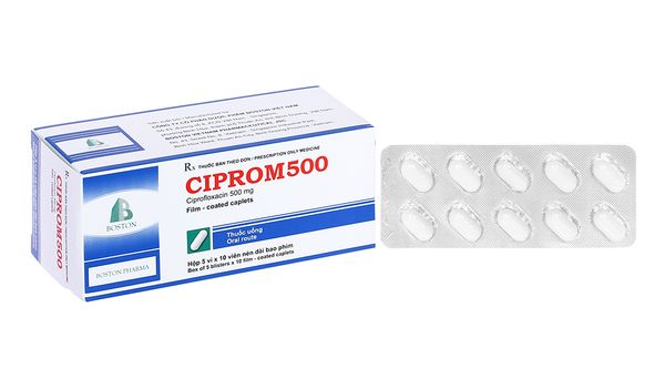 Ciprom500 hộp 50 viên