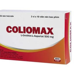 Coliomax 500mg hộp 60 viên