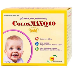 Cốm ColosMaxQ10 Gold QD-Meliphar bổ sung vi chất cho trẻ hộp 20 gói