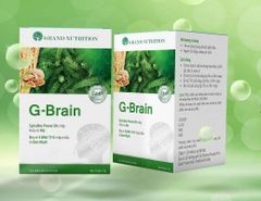 Cốm trí não G Brain Grand Nutrition - Hỗ trợ trẻ tăng khả năng ghi nhớ, tập trung hộp 30 gói